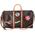 Louis Vuitton Keepall Bandoulière 50 Monogram Patches with Strap